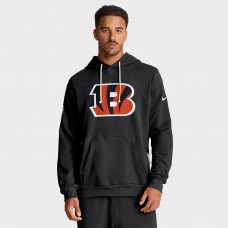 Толстовка Cincinnati Bengals Nike Black Sideline Standard Issue Initial Home Dri-FIT