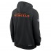 Толстовка Cincinnati Bengals Nike Black Sideline Standard Issue Initial Home Dri-FIT