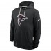 Толстовка Atlanta Falcons Nike Black Sideline Standard Issue Initial Home Dri-FIT