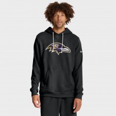 Толстовка Baltimore Ravens Nike Black Sideline Standard Issue Initial Home Dri-FIT