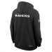 Толстовка Baltimore Ravens Nike Black Sideline Standard Issue Initial Home Dri-FIT