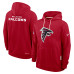 Толстовка Atlanta Falcons Nike Red Sideline Standard Issue Initial Home Dri-FIT