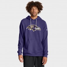 Толстовка Baltimore Ravens Nike Purple Sideline Standard Issue Initial Home Dri-FIT
