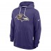 Толстовка Baltimore Ravens Nike Purple Sideline Standard Issue Initial Home Dri-FIT