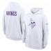 Толстовка Minnesota Vikings Nike White Sideline Standard Issue Alt 2 Dri-FIT