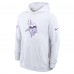 Толстовка Minnesota Vikings Nike White Sideline Standard Issue Alt 2 Dri-FIT