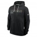 Толстовка Las Vegas Raiders Nike Black 2025 NFL Crucial Catch Sideline Standard Issue Dri-FIT