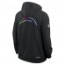 Толстовка Los Angeles Chargers Nike Black 2025 NFL Crucial Catch Sideline Standard Issue Dri-FIT