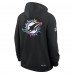Толстовка Miami Dolphins Nike Black 2025 NFL Crucial Catch Sideline Standard Issue Dri-FIT