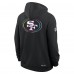 Толстовка San Francisco 49ers Nike Black 2025 NFL Crucial Catch Sideline Standard Issue Dri-FIT