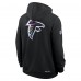 Толстовка Atlanta Falcons Nike Black 2025 NFL Crucial Catch Sideline Standard Issue Dri-FIT