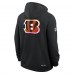 Толстовка Cincinnati Bengals Nike Black 2025 NFL Crucial Catch Sideline Standard Issue Dri-FIT