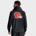Толстовка Cleveland Browns Nike Black 2025 NFL Crucial Catch Sideline Standard Issue Dri-FIT