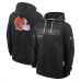 Толстовка Cleveland Browns Nike Black 2025 NFL Crucial Catch Sideline Standard Issue Dri-FIT