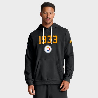 Толстовка Pittsburgh Steelers Nike Black Sideline Standard Issue Alt 2 Dri-FIT