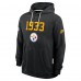 Толстовка Pittsburgh Steelers Nike Black Sideline Standard Issue Alt 2 Dri-FIT