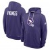 Толстовка Minnesota Vikings Nike Purple Sideline Standard Issue Alt 2 Dri-FIT