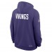 Толстовка Minnesota Vikings Nike Purple Sideline Standard Issue Alt 2 Dri-FIT
