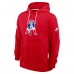 Толстовка New England Patriots Nike Red Sideline Standard Issue Alt 2 Dri-FIT