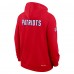 Толстовка New England Patriots Nike Red Sideline Standard Issue Alt 2 Dri-FIT