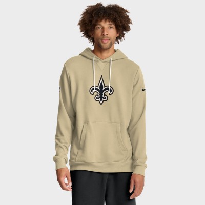 Толстовка New Orleans Saints Nike Gold Sideline Standard Issue Alt 2 Dri-FIT
