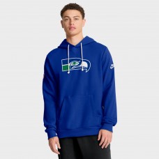 Толстовка Seattle Seahawks Nike Royal Sideline Standard Issue Alt 2 Dri-FIT
