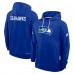 Толстовка Seattle Seahawks Nike Royal Sideline Standard Issue Alt 2 Dri-FIT