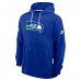 Толстовка Seattle Seahawks Nike Royal Sideline Standard Issue Alt 2 Dri-FIT