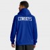 Толстовка Dallas Cowboys Nike Royal Sideline Standard Issue Alt 2 Dri-FIT