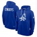 Толстовка Dallas Cowboys Nike Royal Sideline Standard Issue Alt 2 Dri-FIT
