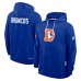 Толстовка Denver Broncos Nike Royal Sideline Standard Issue Alt 2 Dri-FIT