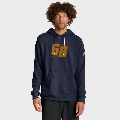 Толстовка Green Bay Packers Nike Navy The 1923 Classic Sideline Dri-FIT