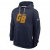 Толстовка Green Bay Packers Nike Navy The 1923 Classic Sideline Dri-FIT