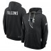 Толстовка Atlanta Falcons Nike Black Sideline Standard Issue Alt 2 Dri-FIT
