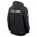 Толстовка Atlanta Falcons Nike Black Sideline Standard Issue Alt 2 Dri-FIT