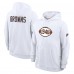 Толстовка Cleveland Browns Nike White Sideline Standard Issue Alt 2 Dri-FIT