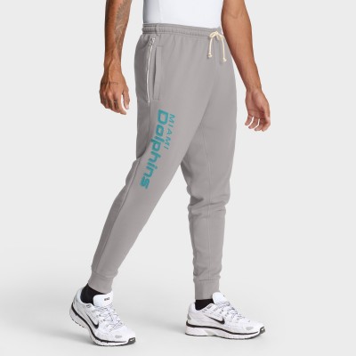Miami Dolphins Nike Gray Sideline Standard Issue Ground Game Dri-FIT Taper Pants