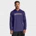 Футболка с длинным рукавом с капюшоном Baltimore Ravens Nike Purple Sideline Pure Fury Performance