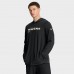 Футболка с длинным рукавом с капюшоном Baltimore Ravens Nike Black Sideline Pure Fury Performance Футболка с длинным рукавом с капюшоном Baltimore Ravens Nike Black Sideline Pure Fury Performance
