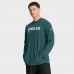 Футболка с длинным рукавом с капюшоном Philadelphia Eagles Nike Green Sideline Pure Fury Performance
