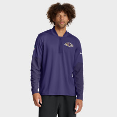 Baltimore Ravens Nike Purple Sideline Dri-FIT Half-Zip Pullover Baltimore Ravens Nike Purple Sideline Dri-FIT Half-Zip Pullover