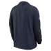 Chicago Bears Nike Navy Sideline Dri-FIT Half-Zip Pullover