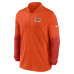 Пуловер Cincinnati Bengals Nike Orange Sideline Dri-FIT Half-Zip