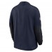 Dallas Cowboys Nike Navy Sideline Dri-FIT Half-Zip Pullover