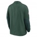 Green Bay Packers Nike Green Sideline Dri-FIT Half-Zip Pullover