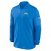 Los Angeles Chargers Nike Powder Blue Sideline Dri-FIT Half-Zip Pullover