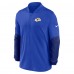 Los Angeles Rams Nike Sideline Dri-FIT Half-Zip Pullover - Royal