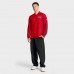 New England Patriots Nike Red Sideline Dri-FIT Half-Zip Pullover