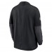 New Orleans Saints Nike Black Sideline Feel The Pressure Performance Half-Zip Pullover