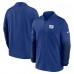 New York Giants Nike Royal Sideline Dri-FIT Half-Zip Pullover
